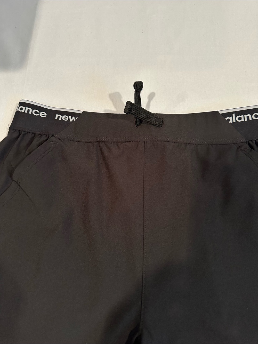 New Balance Black Athletic pants with Branded Waistband